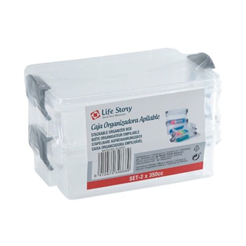 LIFE STORY CAJA DE ALMACENAMIENTO ALTA RECTANGULAR 640CC SP34669