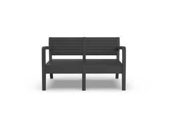 OUTDOOR - BANC MIAMI X 2 GRAPHITE SP55486 1