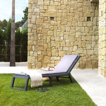 OUTDOOR - SALON DREAM ANTHRACITE AVEC COUSSIN SP55487 5