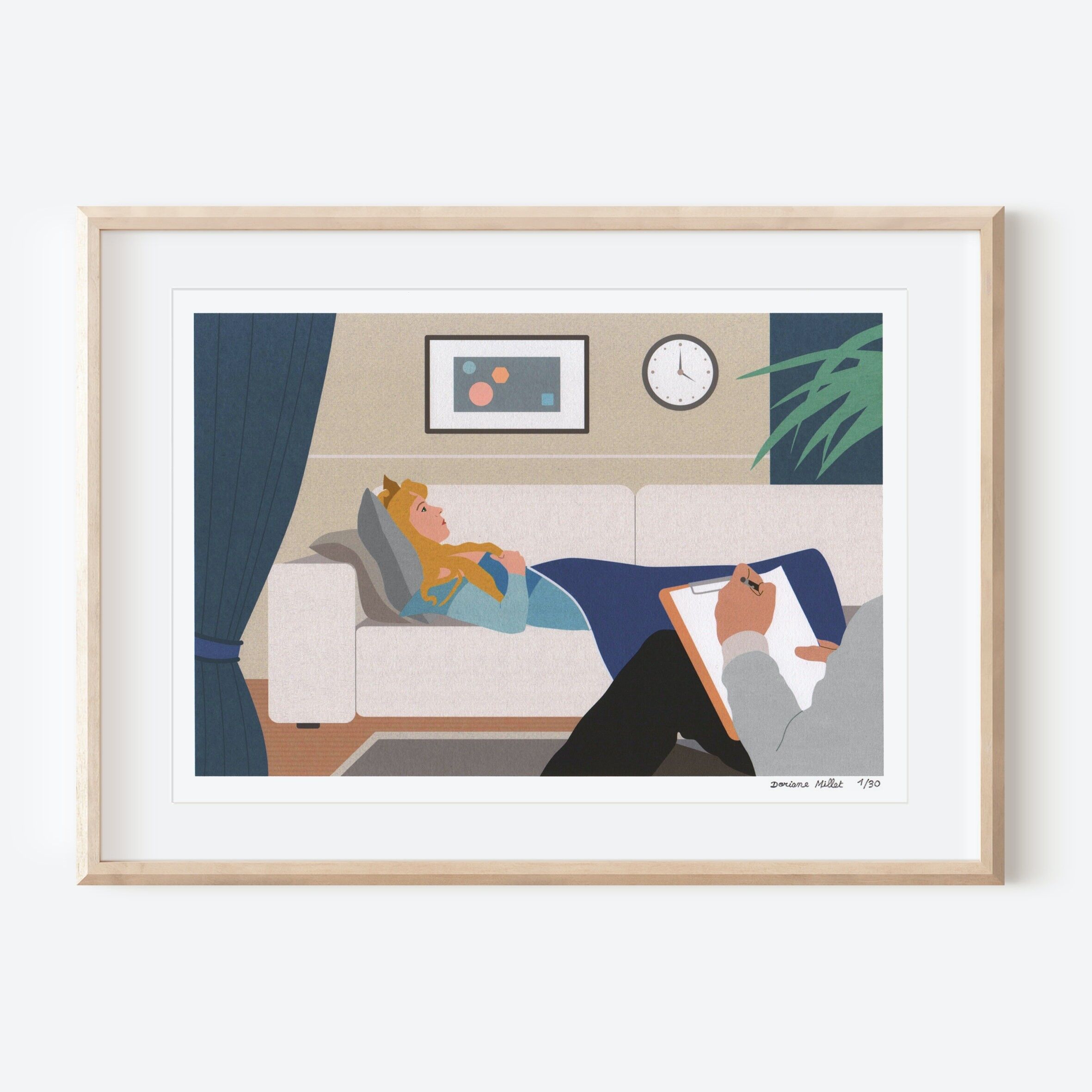 Der Neurotiker | Kunstdruck 15x20 cm | Signierte limitierte Auflage