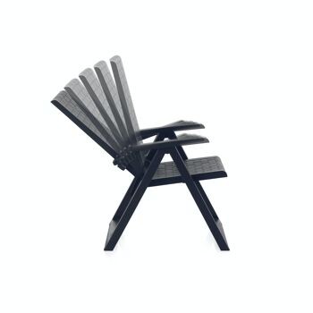 OUTDOOR -FAUTEUIL MULTIPOSITION DREAM ANTHRACITE SP75195 2