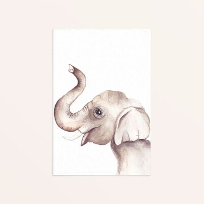 Greeting Card Elephant