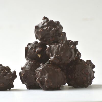 Petits Rochers Pralinés Noir Bio Vrac par Kg