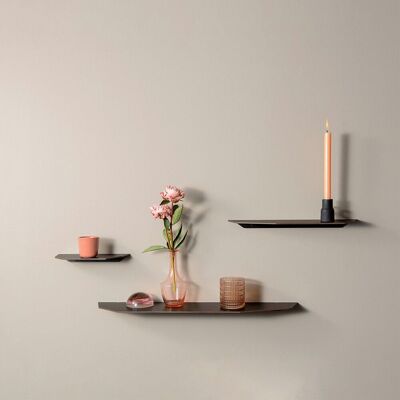 Trio of wall shelves - THE WAY OF HORACE black