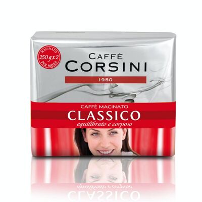 Café moulu classique | 2 sachets de 250 grammes chacun