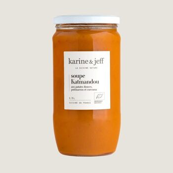 Soupe Katmandou - Aux patates douces, potimarron et curcuma 1