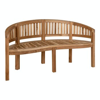 Banc Boca Banana - Banc Banana en bois de teck 1