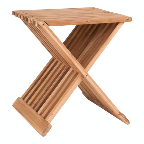 Erto Stool - Stool in teak wood