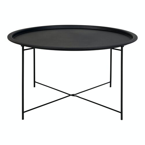 Bastia Coffee Table - Coffee table, black, Ø75x43 cm