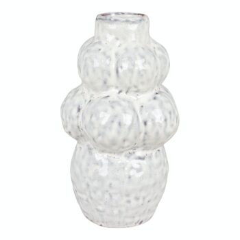 Vase - Vase en céramique, blanc, 16x16x28 cm 1