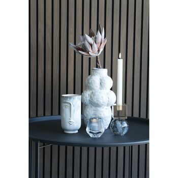Vase - Vase en céramique, blanc, 16x16x28 cm 2