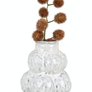 Vase - Vase en céramique, blanc, 16x16x28 cm 4