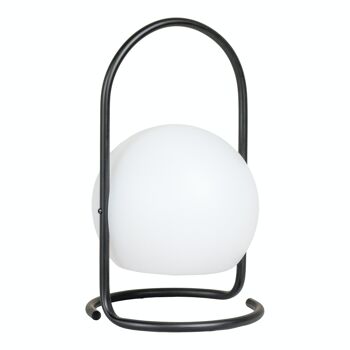 Lampe de table LED Cliff - Lampe de table, blanc/noir, rechargeable 1