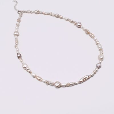 Mixed pearl necklace CARA