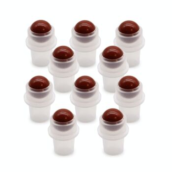 CGRB-15 - Gemstone Roller Tip pour bouteille - Jaspe rouge - Vendu en 10x unité/s par extérieur 1