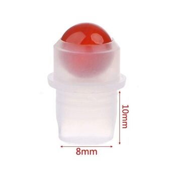 CGRB-15 - Gemstone Roller Tip pour bouteille - Jaspe rouge - Vendu en 10x unité/s par extérieur 2