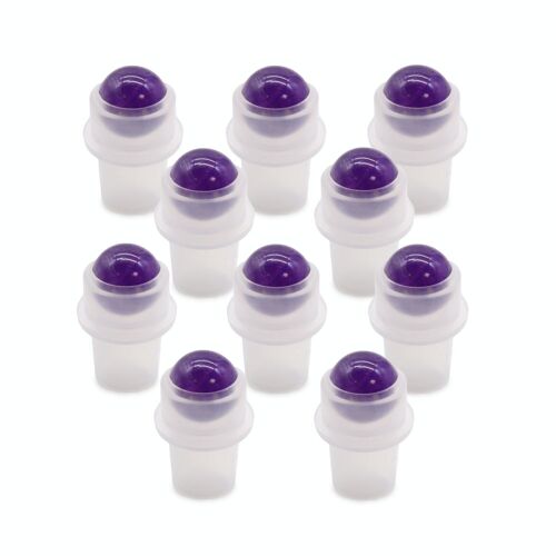 CGRB-19 - Gemstone Roller Tip for Bottle - Amethyst - Sold in 10x unit/s per outer