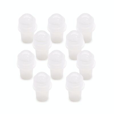 CGRB-20 - Gemstone Roller Tip for Bottle - Rock Quartz - Sold in 10x unit/s per outer