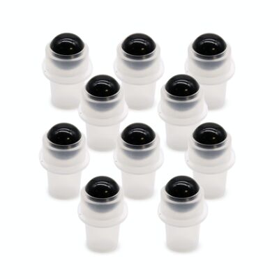 CGRB-21 - Gemstone Roller Tip for Bottle - Black Tourmaline - Sold in 10x unit/s per outer