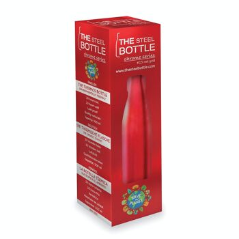 LA BOUTEILLE EN ACIER #15 OR ROUGE 500 ML 2