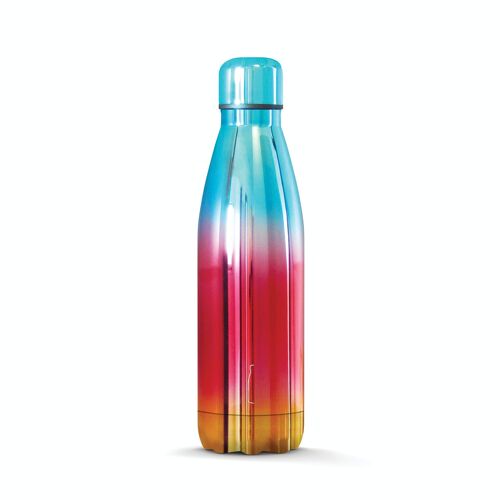 THE STEEL BOTTLE #18 GOLD RED BLUE 500 ML