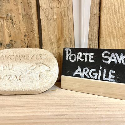 Porte-savon en argile Savonnerie du Larzac