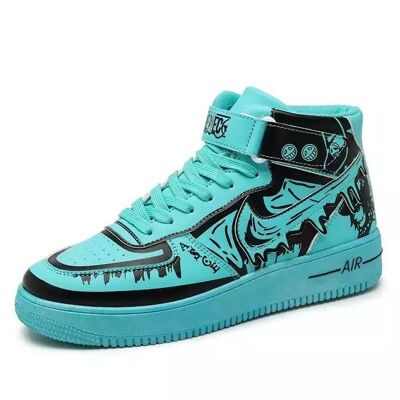 Popular men's sneakers with beautiful prints. Hot on TikTok. Available in 6 sizes.