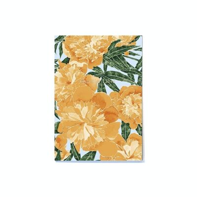 Quaderno A6 a righe tropicali