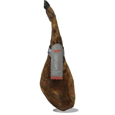 Jamón de Cebo de Campo Ibérico 50% Raza ibérica - Jamón ibérico de 8 a 8,5  Kg aprox - Curación mínima de 30 meses- Ibéricos de calidad - Jamones Garrudo