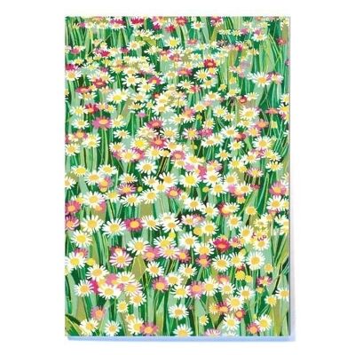 A5 lined notebook Daisies