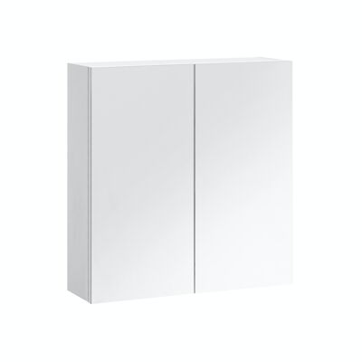 Witte spiegelkast 54 x 15 x 55 cm (L x B x H)
