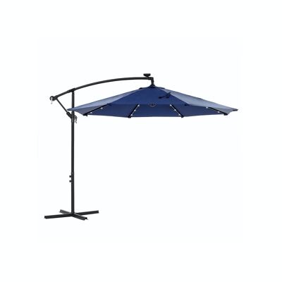 Parasol met ledverlichting op zonne-energie