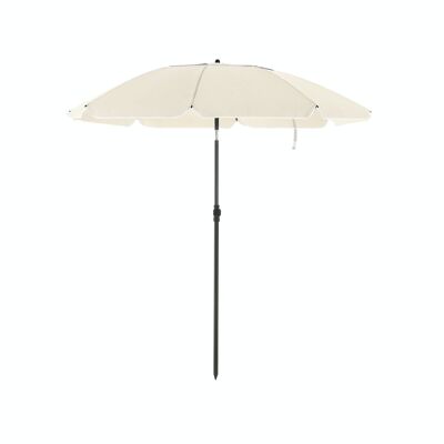 Strandparasol beige Ø 200 cm