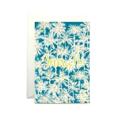 Palm Trees Thank You Card