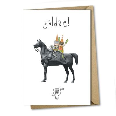 yaldae! - Glasgow card (Scottish)