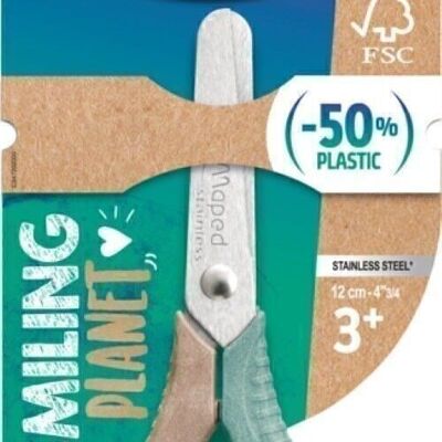 VIVO SCISSORS 12CM SMILING PLANET FSC