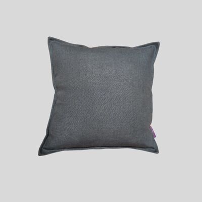 Khaki linen cushion