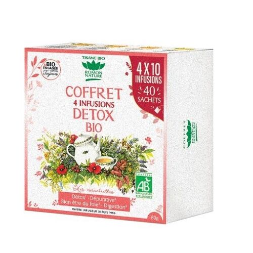 COFFRET DETOX BIO 4 x 10 sachets