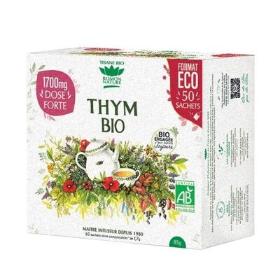 Organic thyme ECO format 50 sachets