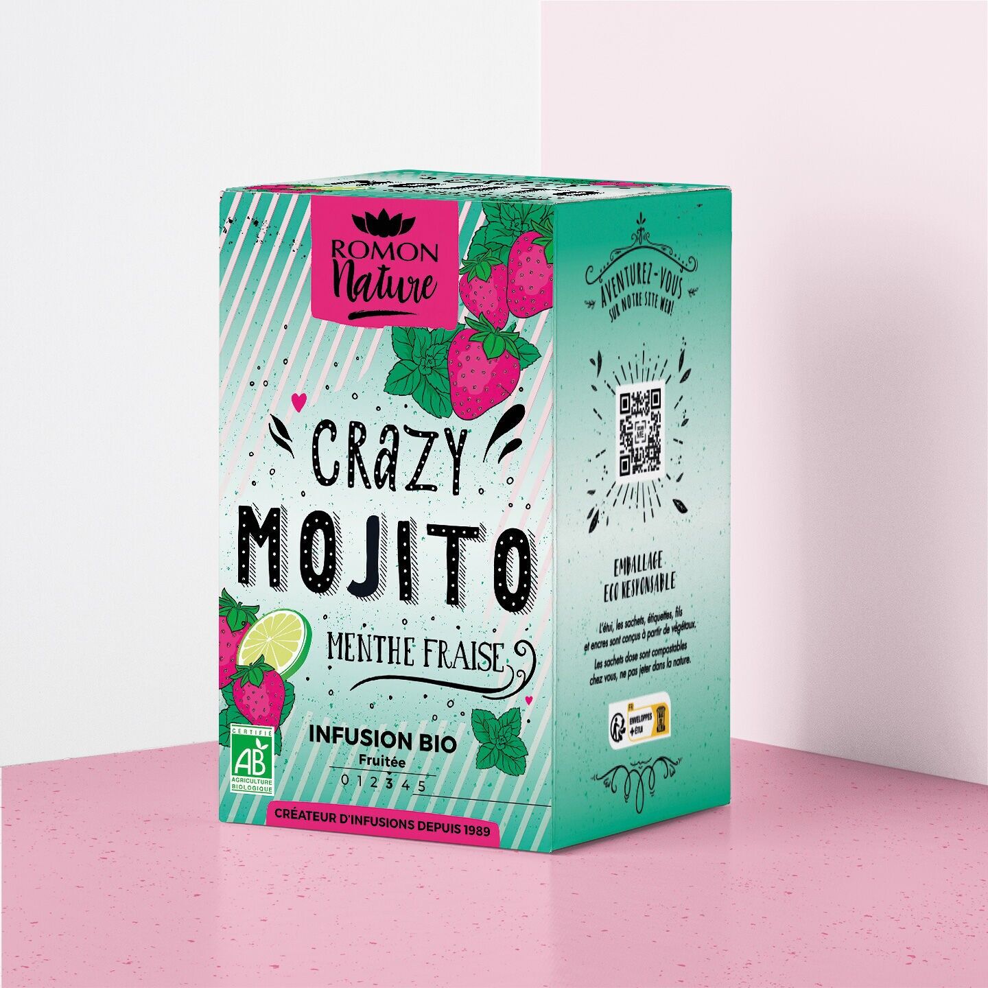 Infuso di Mojito alla Fragola Pazza Biologico*