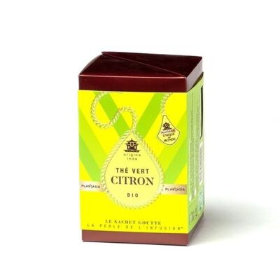 ORGANIC GREEN TEA WITH LEMON 15 SACHETS DROP 27 g