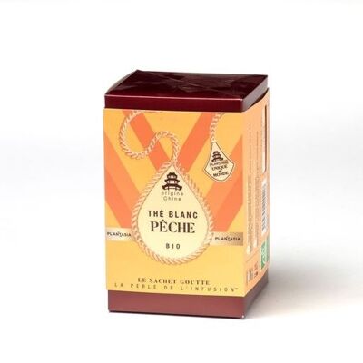 ORGANIC PEACH WHITE TEA 15 SACHETS DROP 27 g