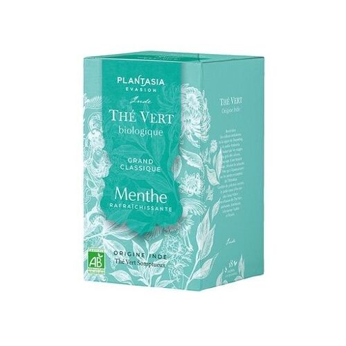 THE VERT MENTHE 18 sachets BIO EQUITABLE