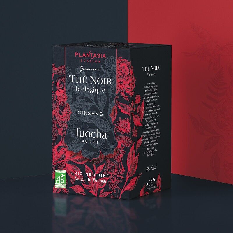 Tè nero al ginseng Tuocha biologico*