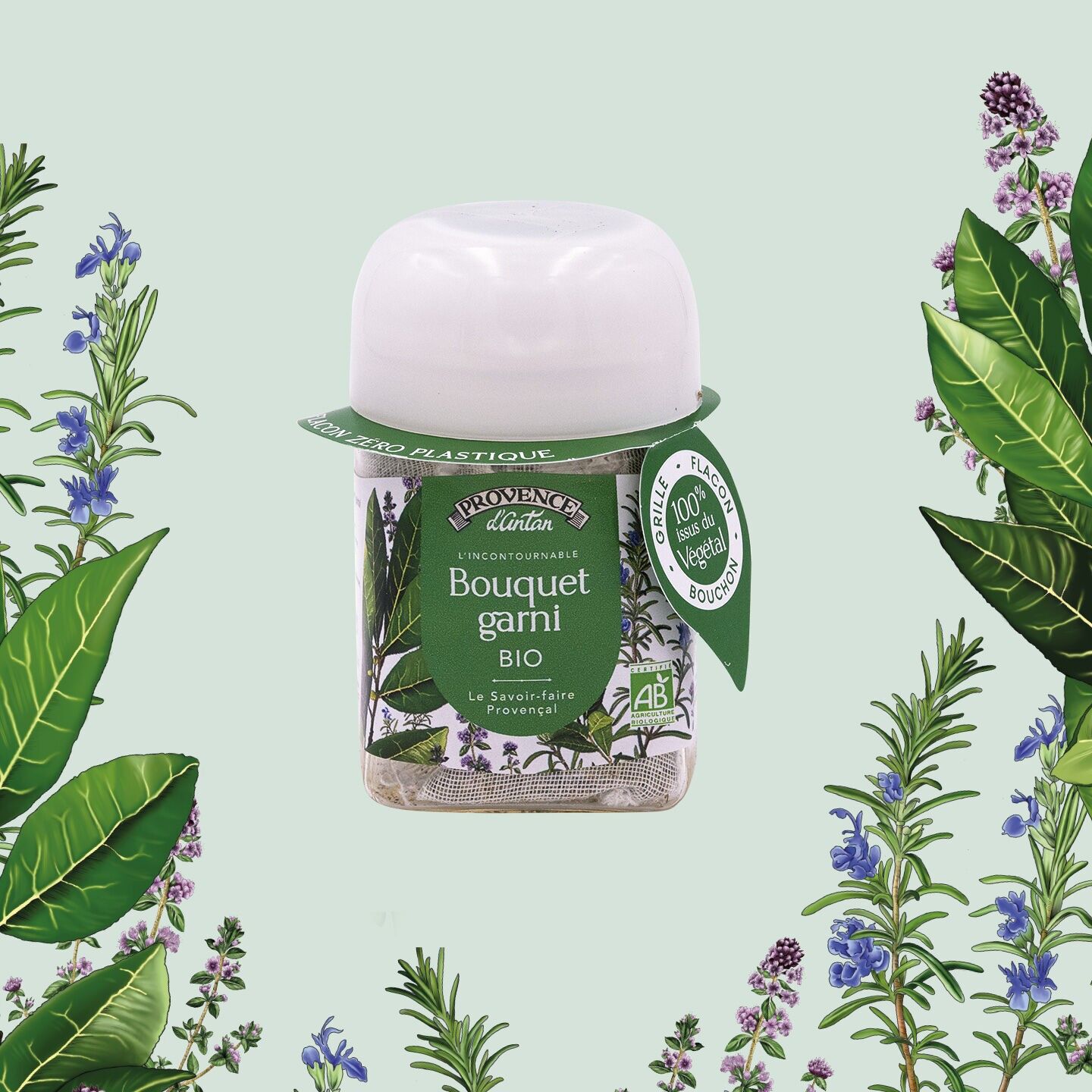 Bouquet Garni Biologico* - Vaso per piante in PLA da 12 g