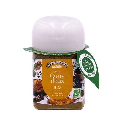 CURRY DOUX BIO RECETTE INDIENNE POT VEGETAL 40g