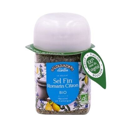Sel fin Romarin Citron Bio* 80g - Pot Végétal PLA