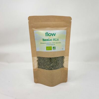 Mezcla de flores secas orgánicas - Morera y Avellana - Sobres de mezcla básica