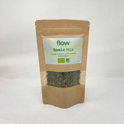 Mélange de fleurs séchées biologiques - Murier et Noisetier - Basic mix sachets