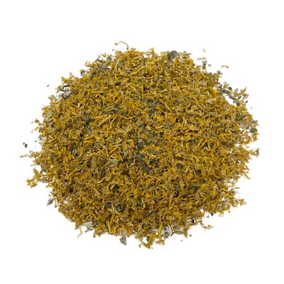 Organic dried flower mixes - White Broth and Peppermint - Menthol mix bulk